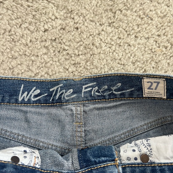 We The Free Denim Shorts 100% Cotton - Picture 4 of 5